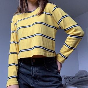Striped crop top